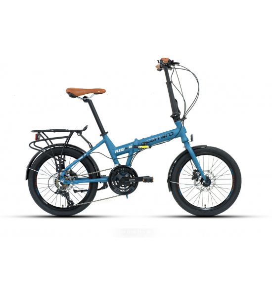 Carraro Flexi 121 HD 21 Vites 20 Jant Katlanır Bisiklet - MAT PETROL-SİYAH-HOLOGRAFİK-KROM-KAHVE