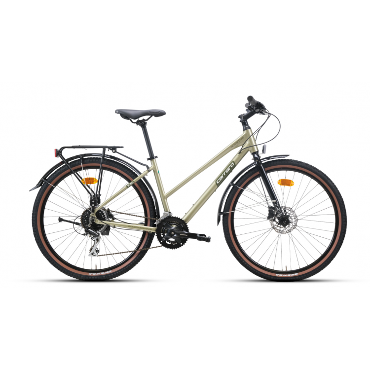 Carraro Sportive 725 Hd - 27.5 Jant Kadro Şehir Bisikleti - Lime Yeşil / Koyu Yeşil