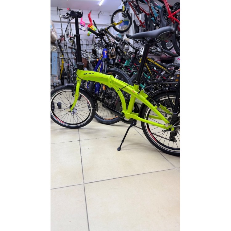 Carrraro Flexi 106 20 Jant 6 Vites V-Fren Katlanır Bisiklet-FUŞYA-SİYAH-BEYAZ