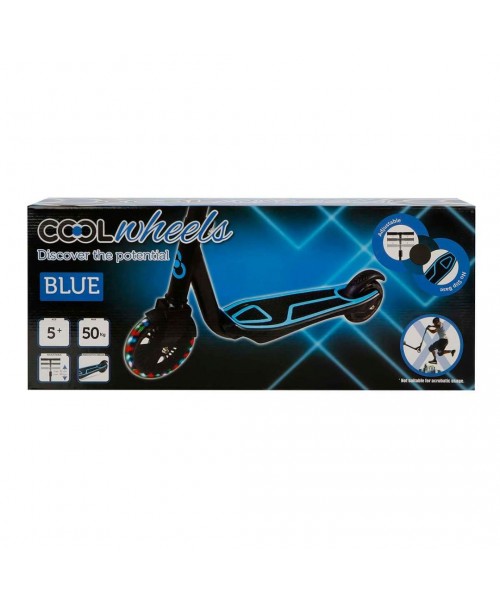 Cool Wheels 2 Tekerlekli Işıklı Scooter - Mavi