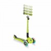 Globber Scooter Globber Go Up Deluxe Yeşil 3 Tekerlekli Oturaklı Çocuk Scooter IŞIKLI