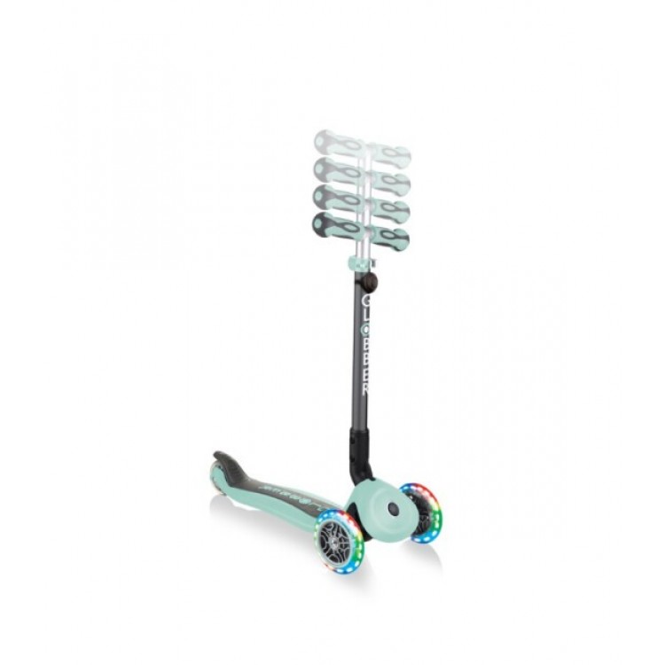 Globber Scooter Globber Go Up Deluxe Mint 3 Tekerlekli Oturaklı Çocuk Scooter IŞIKLI