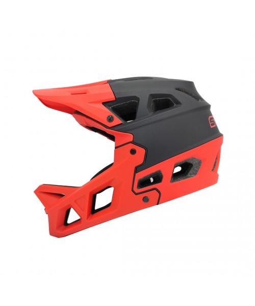 Impact Stroke Full Face Bisklet Kaskı L (59-61cm) Beden Kırmızı