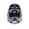Impact Stroke Full Face Bisklet Kaskı L (59-61cm) Beden Mavi-Mor Sedefli