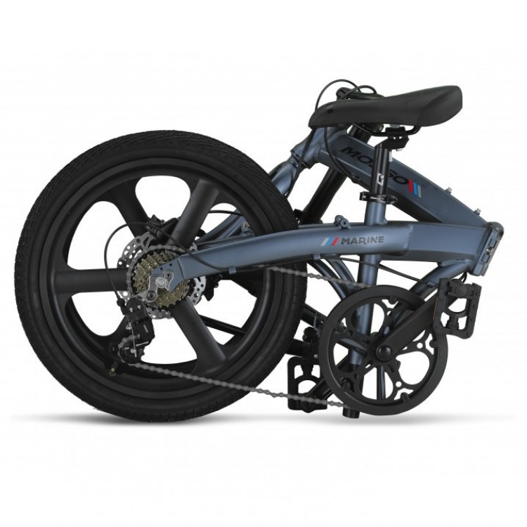 Mosso Marine Hyd - 7 Vites 20 Jant Katlanır Şehir Bisikleti - Mat Antrasit