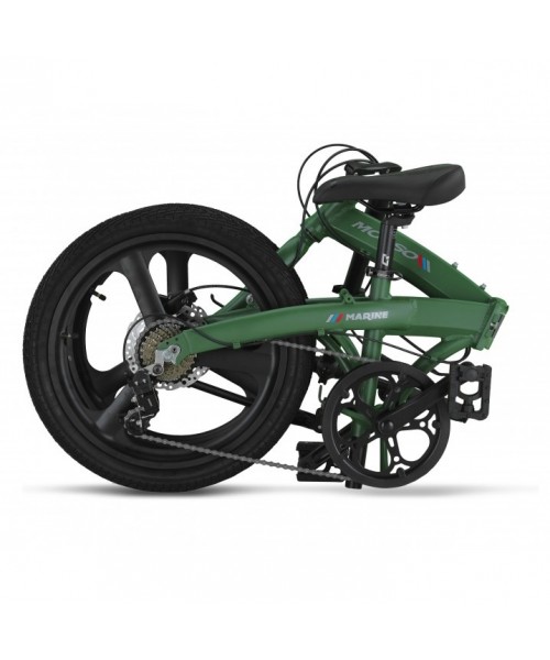 Mosso Marine Hyd - 7 Vites 20 Jant Katlanır Şehir Bisikleti - Race Green