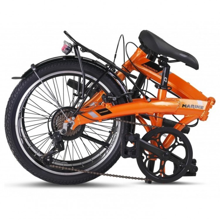 Mosso Marine V 7 Vites 20 Jant Katlanır Şehir Bisikleti Turuncu