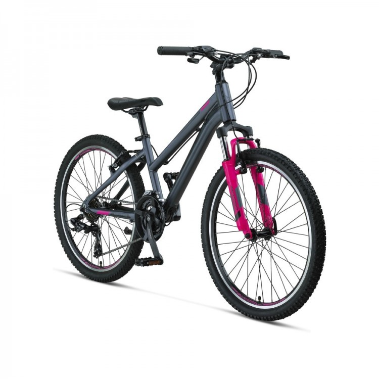 Mosso WildFire V Fren 24 Jant Dağ Bisikleti ( Antrasit-Pembe )