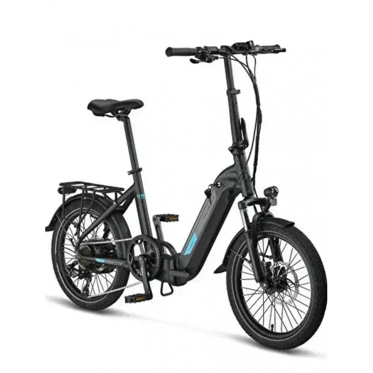 Mosso Kronos Katlanabilir Elektrikli Bisiklet Siyah-Mavi