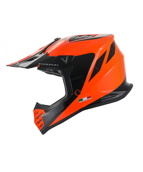 Sway 618 Full Face Cross Kapalı Bisiklet Motosiklet Enduro Turuncu