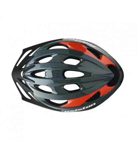 Asistan Cape H70 Bisiklet Kaskı Gri- Turuncu ( M Beden ) Asistan Cape H70 Bisiklet Kaskı Gri- Turuncu ( M Beden )