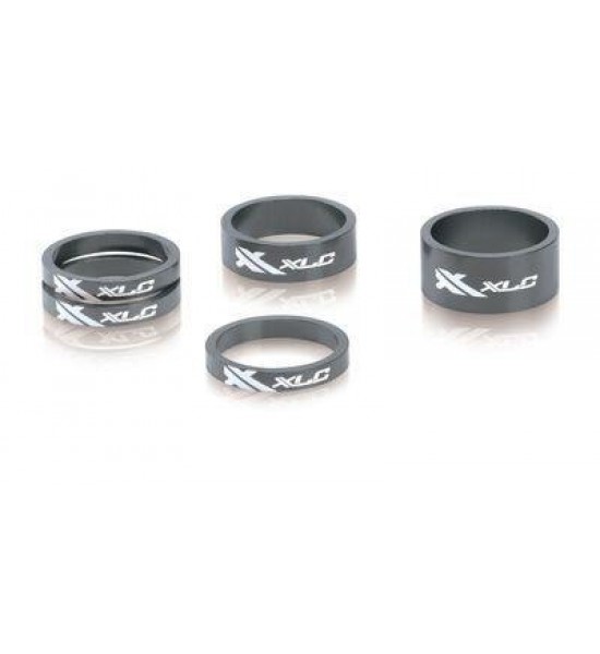 Xlc Maşa Yatak Yüzüğü Set (Spacer) Titanyum Gri