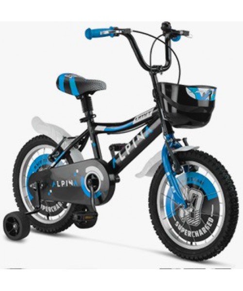 Ümit Alpina 16 Jant V-Fren Erkek Çocuk Bisikleti Siyah/Mavi 