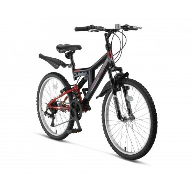 Ümit Blackmount 2429 V 21 Vites 24 Jant Erkek Dağ Bisikleti Antrasit - Mavi 