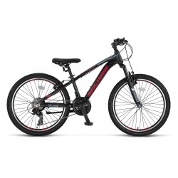 Ümit Solaris M.Disk Fren 24 Jant Dağ Bisikleti Siyah-Kırmızı