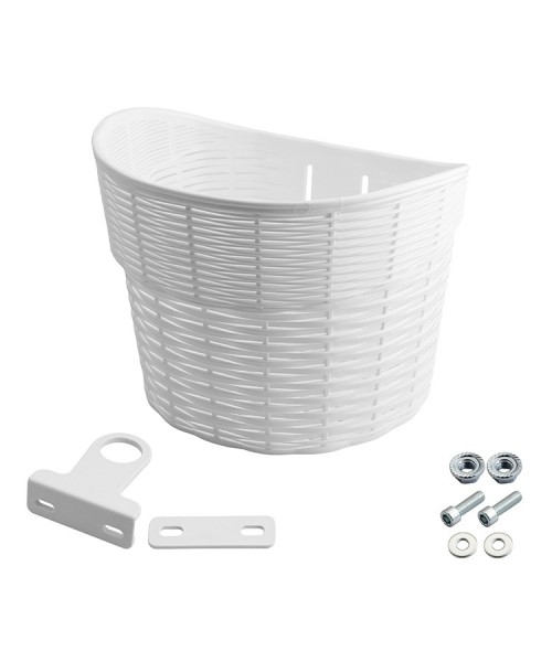 Bisiklet Ön Sepet - 16-20, Plastik, Beyaz Bisiklet Ön Sepet - 16-20, Plastik, Beyaz