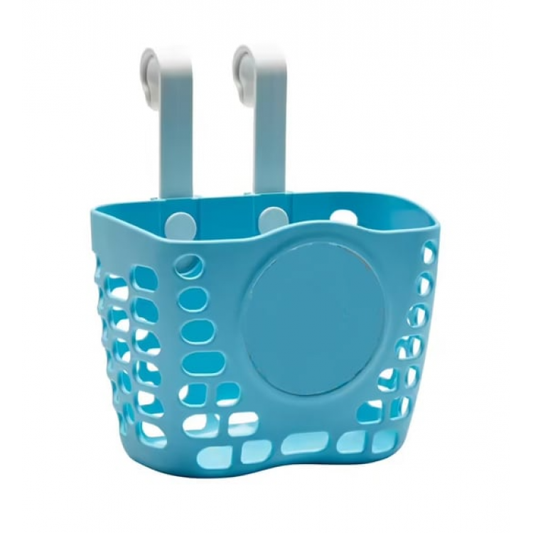 Çocuk Bisikleti Askılı Plastik Ön Sepet Mavi