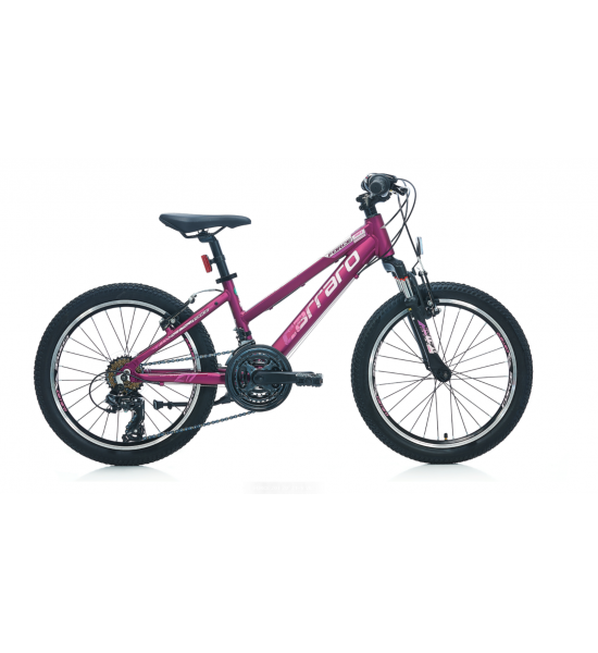 Carraro Force 201 V 21 Vites 20 Jant Çocuk Bisikleti-MAT MÜRDÜM-PEMBE