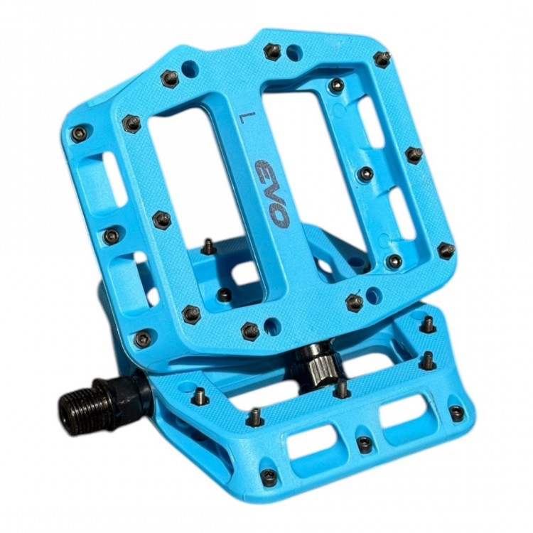 EVO RULMANLI ÇİVİLİ BİSİKLET PEDAL MAVİ