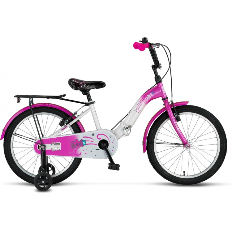 Ümit Picolo 20 Jant Katlanır Çocuk Bisikleti Beyaz Pembe