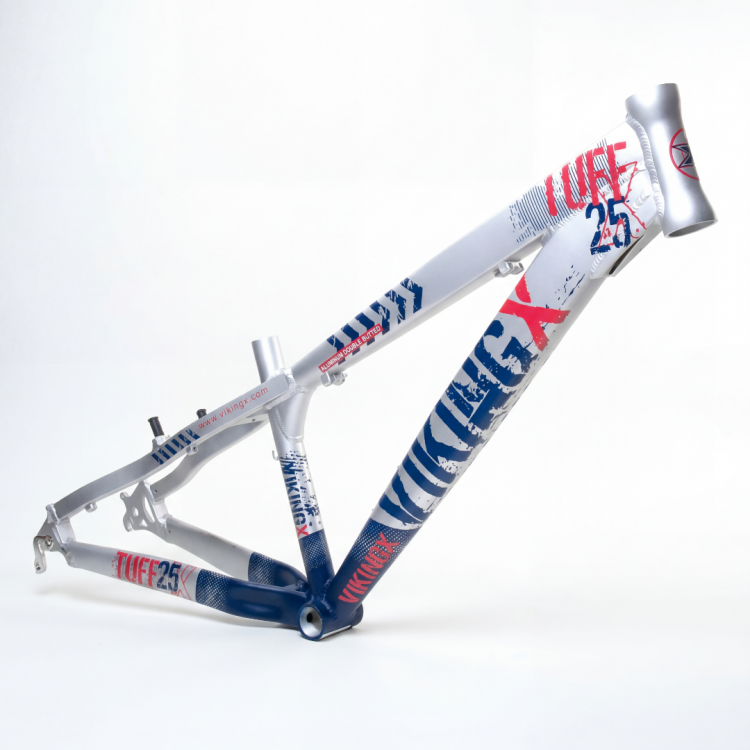 VikingX Tuff X-25 Dirt Jump Kadro Mavi Gümüş – Hafif ve Dayanıklı DJ Frame